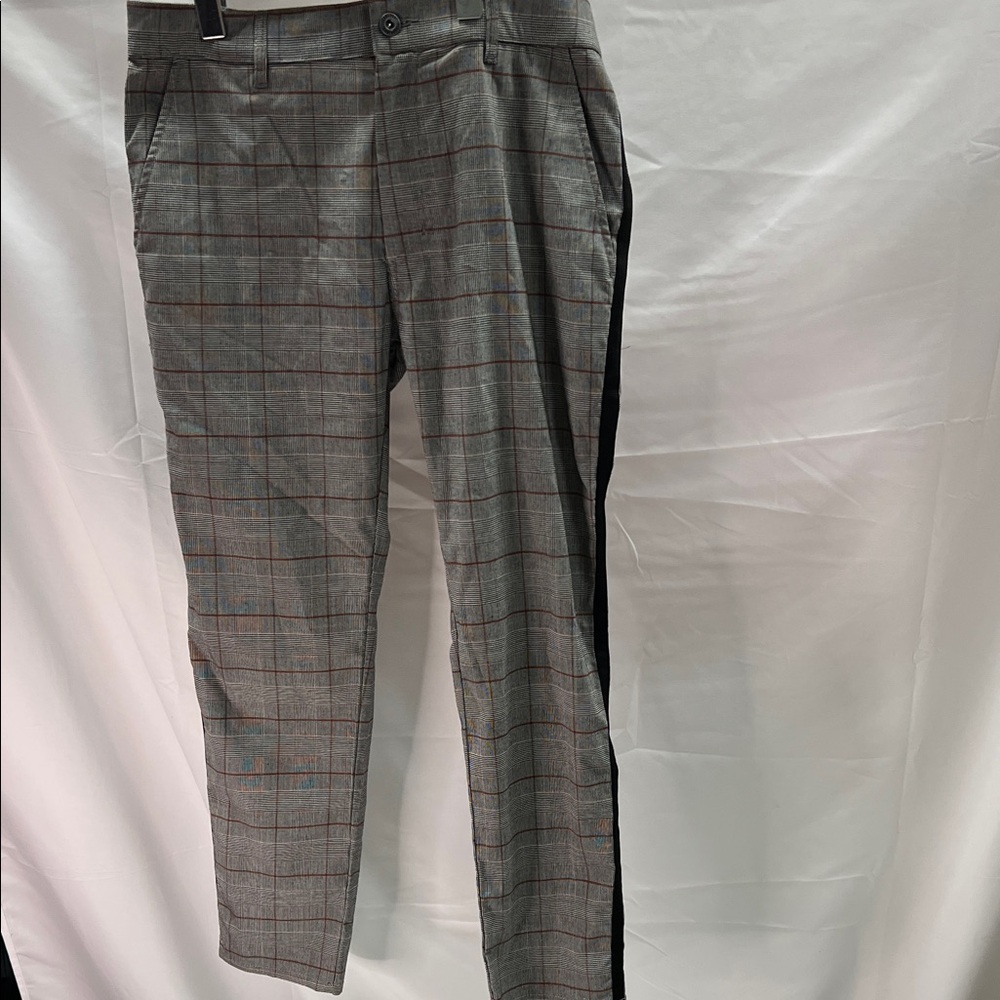 Zanerobe Gray Plaid Trousers